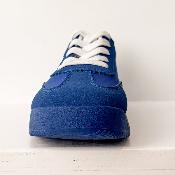 Tokyo Dual Stripe Sneakers in Blue
