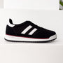 Tokyo Dual Stripe Sneakers in Black