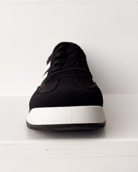 Tokyo Dual Stripe Sneakers in Black