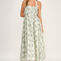 Floral Halter Midi Dress