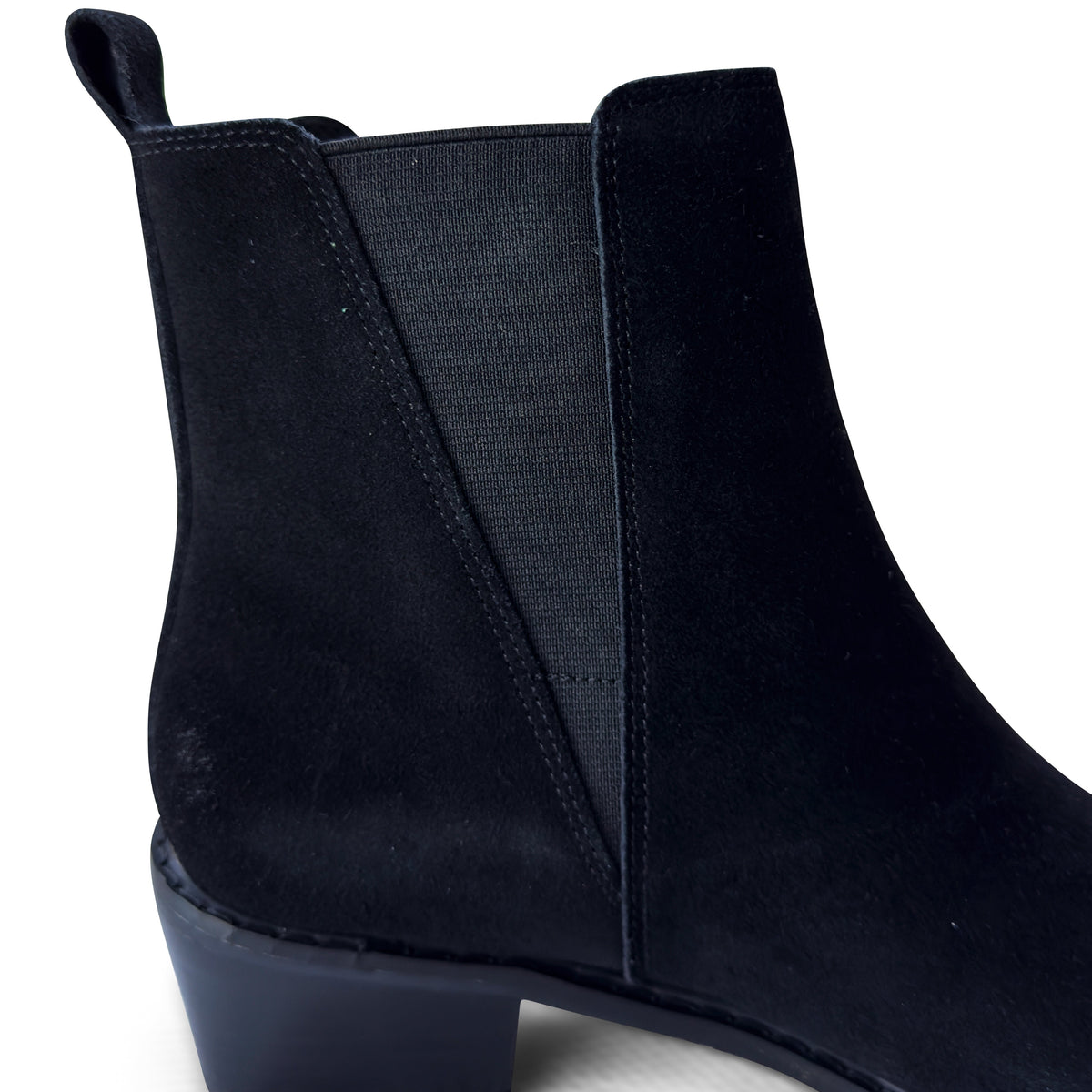 Wylie Suede Ankle Boot in Black