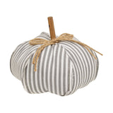 Ticking Stripe Stuffed Pumpkin 8