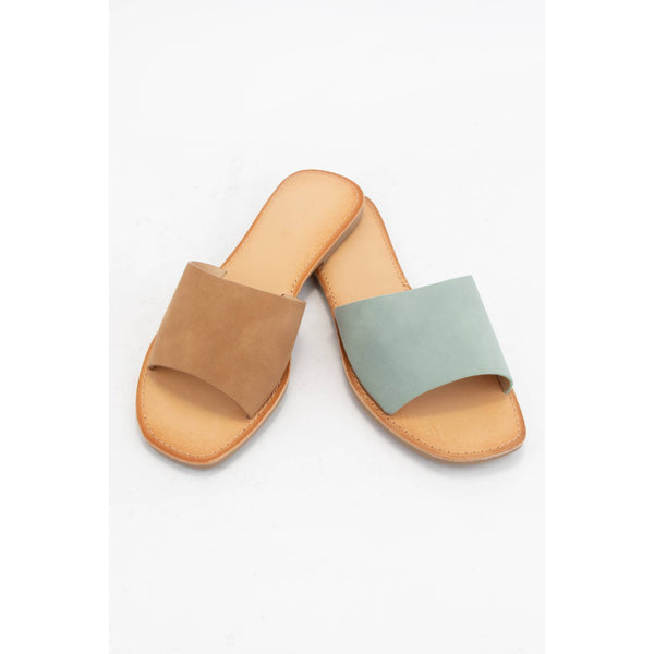 COLORFUL BOLD UPPER SLIDE - SLATE Boutique & Gifts