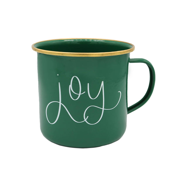 Joy - Green Campfire Coffee Mug - 18 oz - SLATE Boutique & Gifts