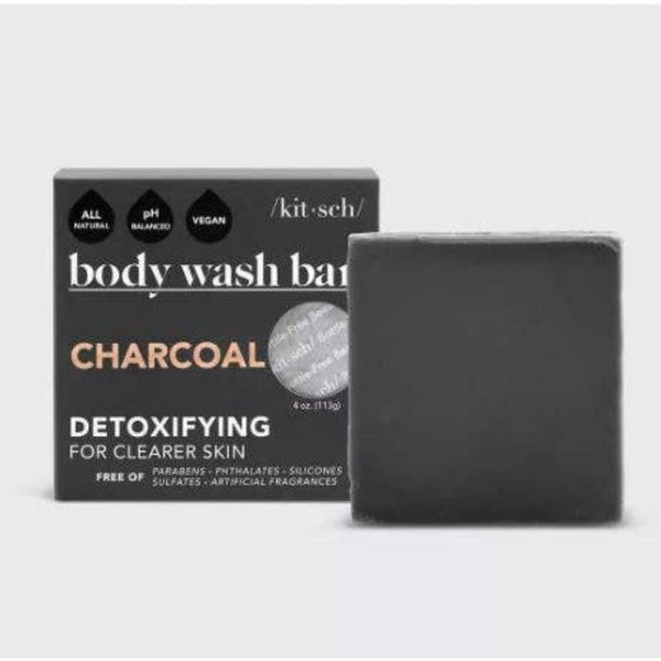 Charcoal Detoxifying Body Wash Bar - SLATE Boutique & Gifts