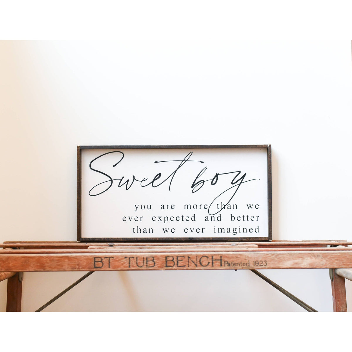 Sweet Boy Wood Sign - SLATE Boutique & Gifts