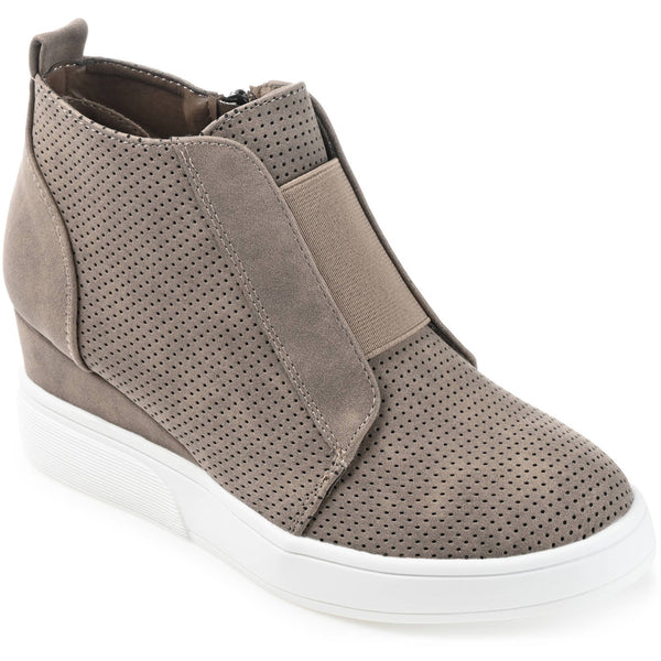 Women's Clara Sneaker Wedge- Taupe - SLATE Boutique & Gifts