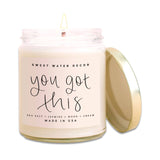 You Got This Soy Candle - Clear Jar - 9 oz - SLATE Boutique & Gifts