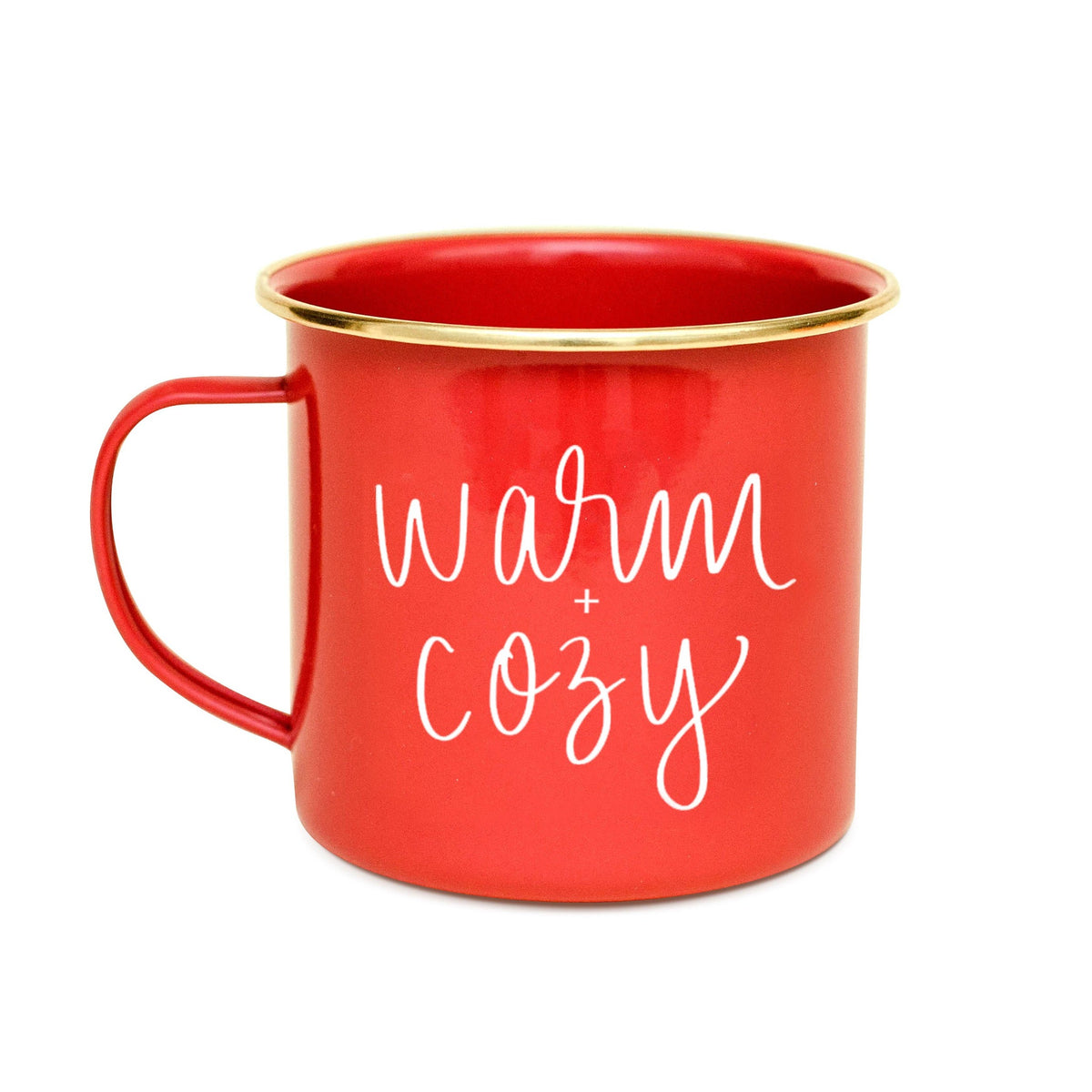 Warm and Cozy - Red Campfire Coffee Mug - 18 oz - SLATE Boutique & Gifts