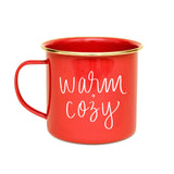 Warm and Cozy - Red Campfire Coffee Mug - 18 oz - SLATE Boutique & Gifts