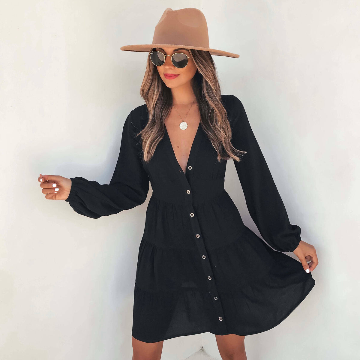 Button-up  Shirt Dress - SLATE Boutique & Gifts
