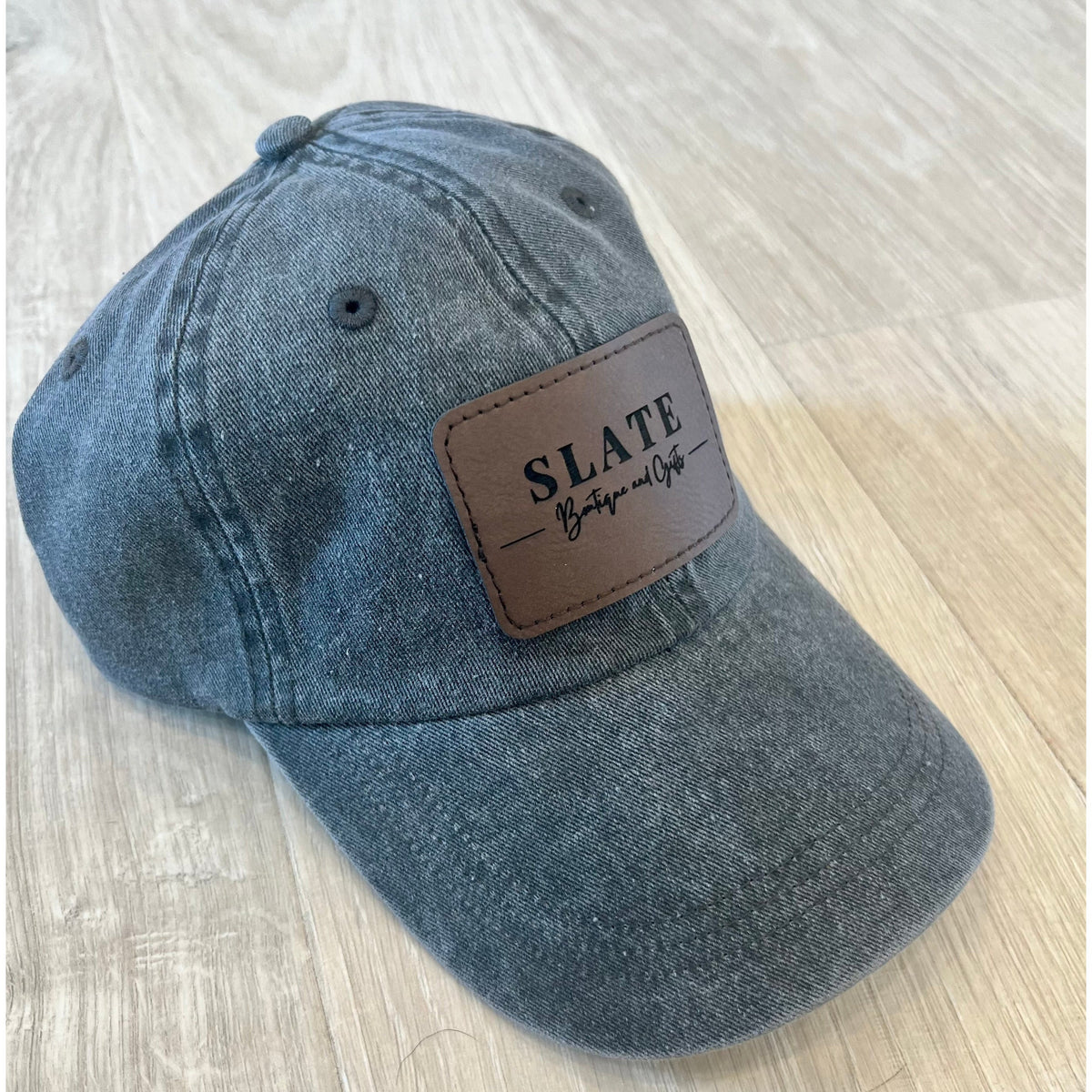 SLATE Boutique Leather Engraved Hat - SLATE Boutique & Gifts