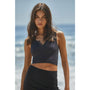Button Down Crop Top Tanktop- SLATE Boutique & Gifts