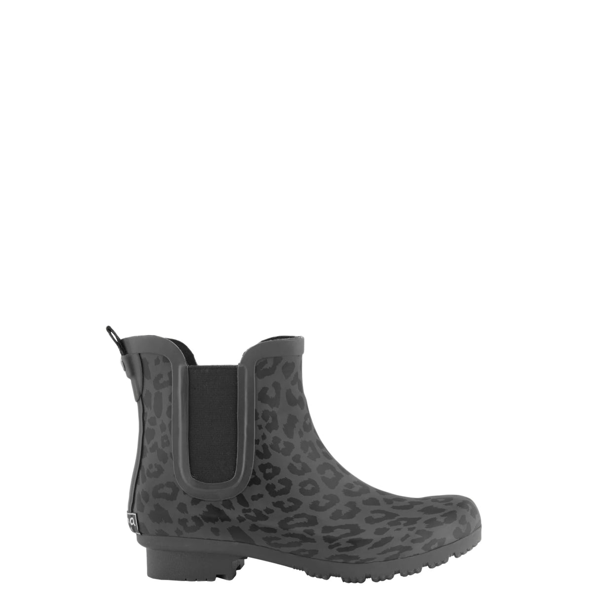 Black cheetah print Ankle Rain Boots - By Roma Boots - SLATE Boutique & Gifts