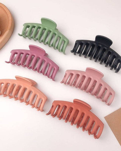 HAIR CLIPS Matte Colorful- Medium - SLATE Boutique & Gifts